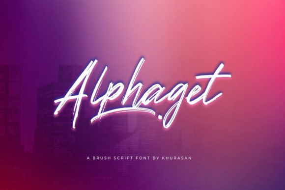 Alphaget: The Modern Brush Script for Impactful Design