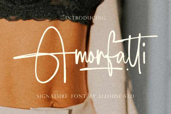 Amorfatti: A Stylish Script Font for Modern Branding
