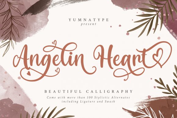 Angelin Heart: A Modern Script for Refined Branding