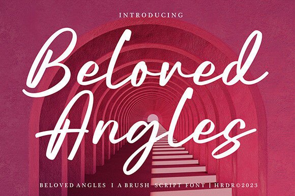 Beloved Angles: A Brush Script for Authentic Branding