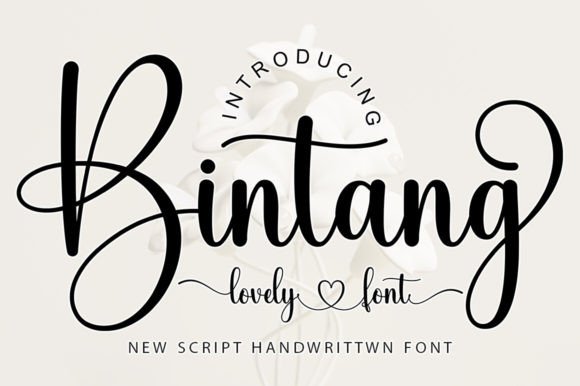 Bintang: A Handwritten Font for Romantic, Modern Design
