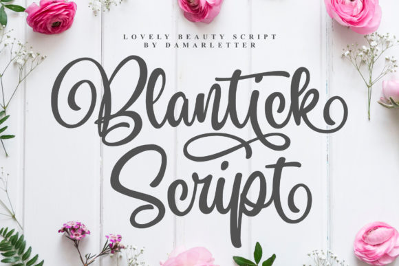 Blantick: A Handwritten Font with Unmatched Versatility