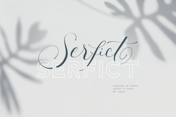 Exploring the Modern Elegance of the Serfict Font Duo