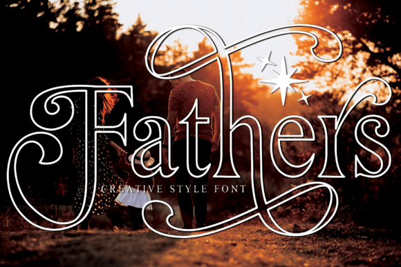 Fathers Outline: The Signature Font for Modern Elegance