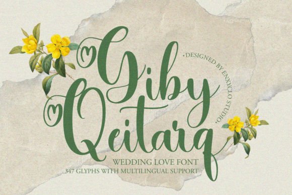 Giby Qeitarq: The Swash-Heavy Script for Unforgettable Branding