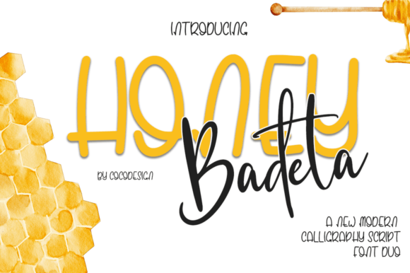 Honey Badeta: A Script Font with Modern Flair