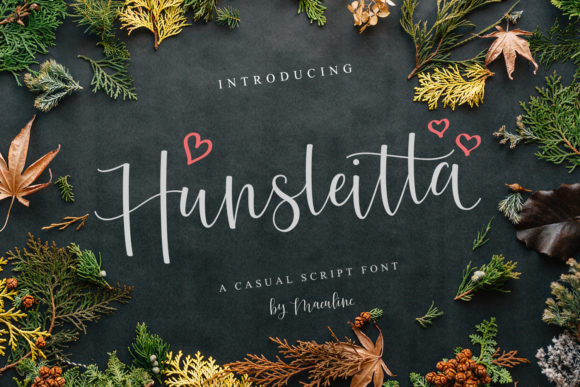 Hunsleitta: The Whimsical Script for Authentic Design