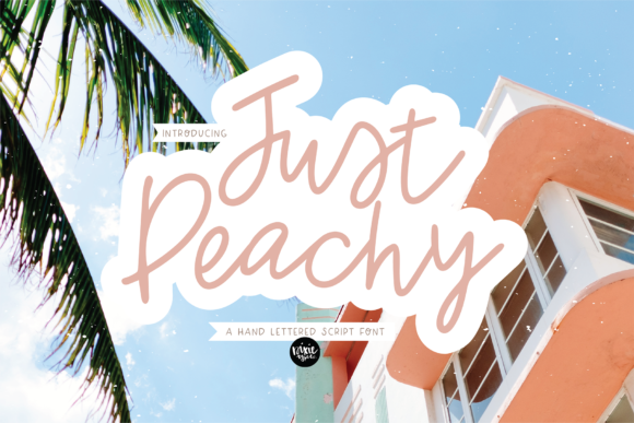 Just Peachy: A Flowing Script for Modern Craft