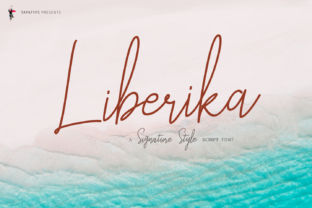 Liberika: A Signature Script Font for Modern Branding