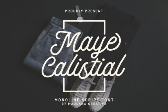 Maye Calistial: A Monoline Script for Modern Branding