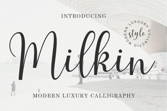 Milkin: A Contemporary Calligraphic Font for Modern Brands