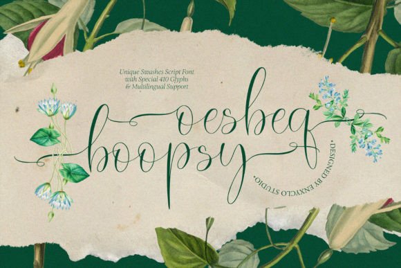 Oesbeq Boopsy: The Swash Script That Commands Attention