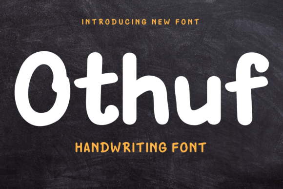 Othuf: A Handwritten Font for Authentic Branding
