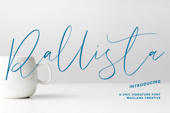 Rallista: The Elegant Script Font for Modern Branding