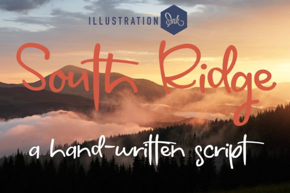 South Ridge: The Handwritten Font with Effortless Style