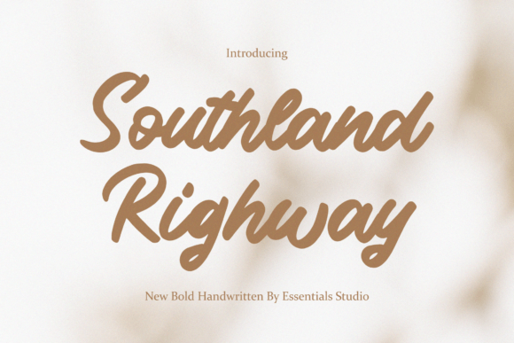 Southland Righway: Adding a Bold, Handwritten Spark to Your Designs