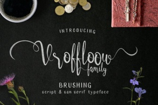 Vroffloow: The Brush Script Font with Modern Soul